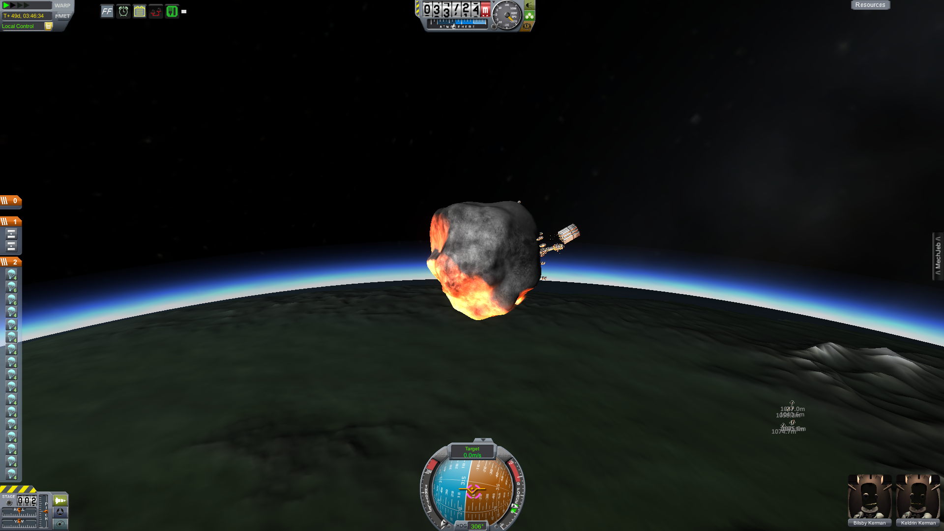 Asteroid Descender Mission – trying to safely land an asteroid on Kerbin